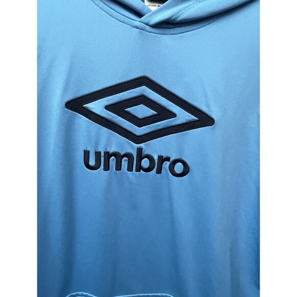 Umbro Hoodie Boys XL‎ Youth Fleeced Big Logo Active Soccer Pullover Sweatshirt - Picture 6 of 6